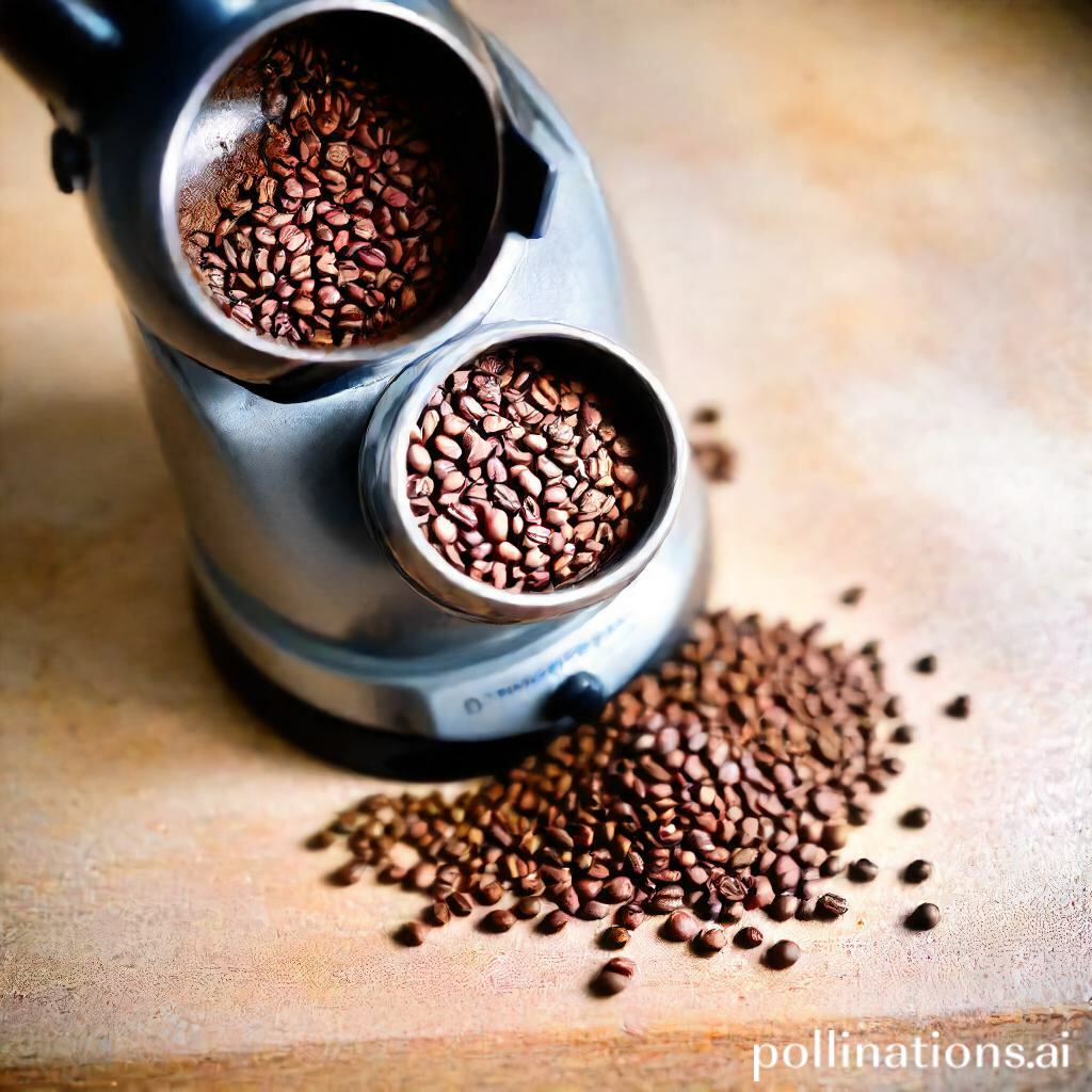 Preparing the coffee beans for grinding in a blender
1. Proper storage and freshness of coffee beans
2. Quantity of coffee beans to grind at a time
3